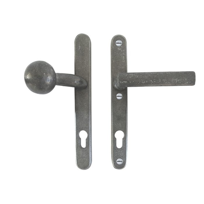 Dauby Veiligheidsgarnituur TOP + PH1930 ruw metaal (RM) - 72 - 92 - 110mm