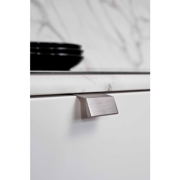 Furnipart Furnipart corner handle BENCH in stainless steel look L= 40 mm