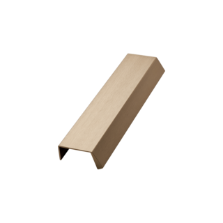 Furnipart Hoekgreep BENCH messing geborsteld L= 200 mm