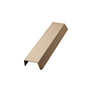 Furnipart Poignée d'angle BENCH laiton brossé L= 200 mm