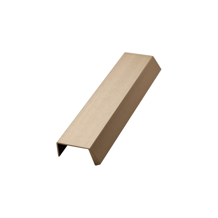 Furnipart Poignée d'angle Furnipart BENCH laiton brossé L= 200 mm