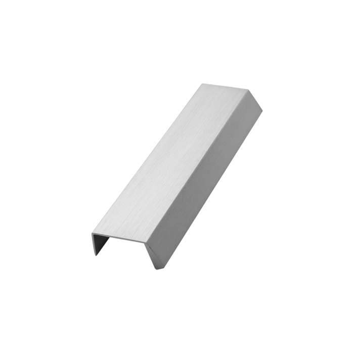 Furnipart Poignée d'angle Furnipart BENCH aspect inox L= 200 mm