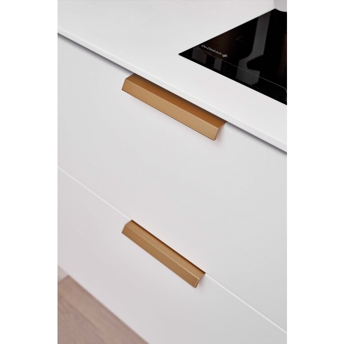 Furnipart Poignée d'angle Furnipart BENCH laiton brossé L= 200 mm