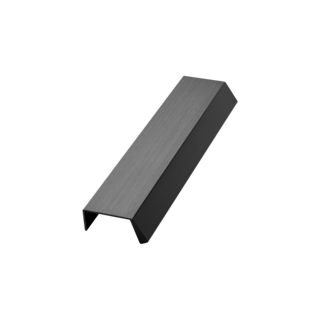 Furnipart Poignée d'angle BENCH noir mat L= 200 mm