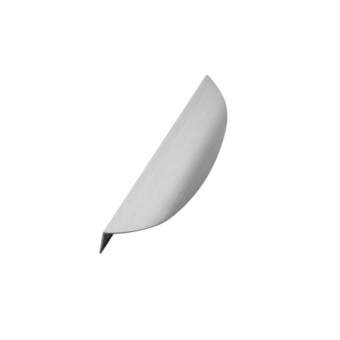 Furnipart Furnipart corner handle EDGE Bow in stainless steel look L= 200 mm