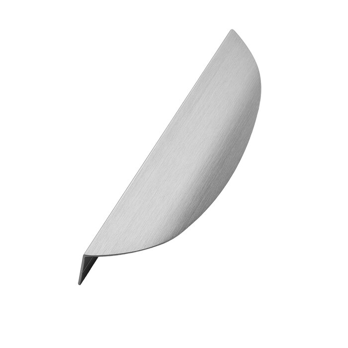 Furnipart Furnipart corner handle EDGE Bow in stainless steel look L= 350 mm