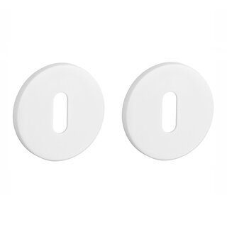 Aprile Witte Aprile sleutelplaatjes rond Ø 52x5mm