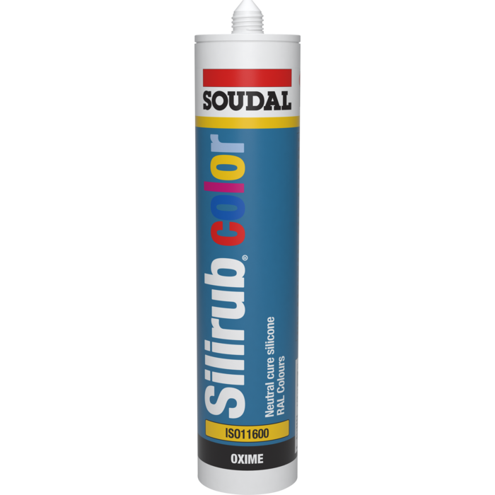 SOUDAL 300 ml Silirub Color Silikon – RAL-Farben in Tube (15 Stück)