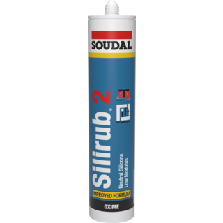 SOUDAL SILIRUB 2 SILICONE TRANSPARENT 310ML