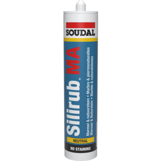 SOUDAL 300 ml Silirub 2 MA natuursteensilicone