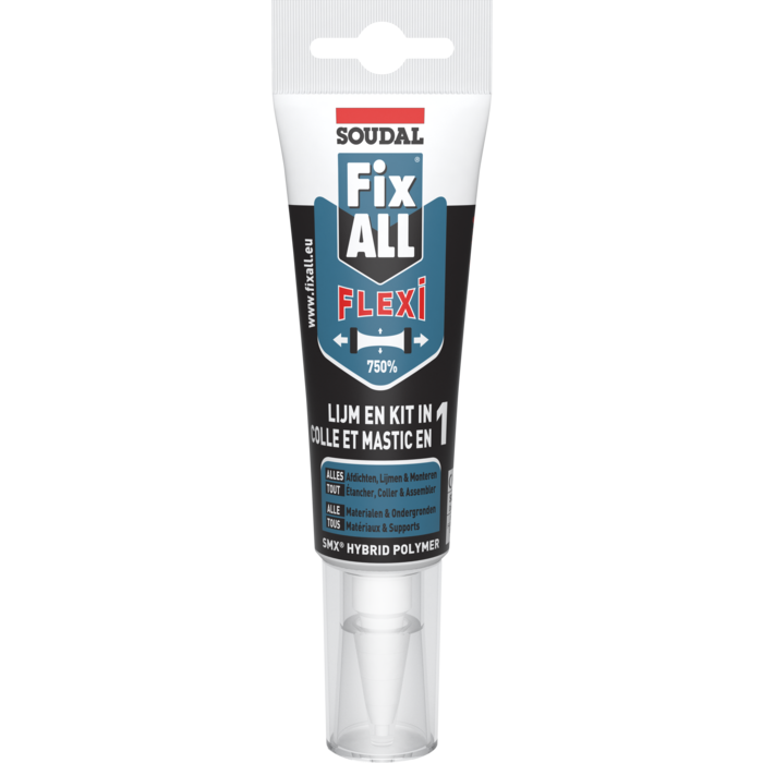 SOUDAL Fix All Flexi blanc 125 ml en tube (10 pièces)