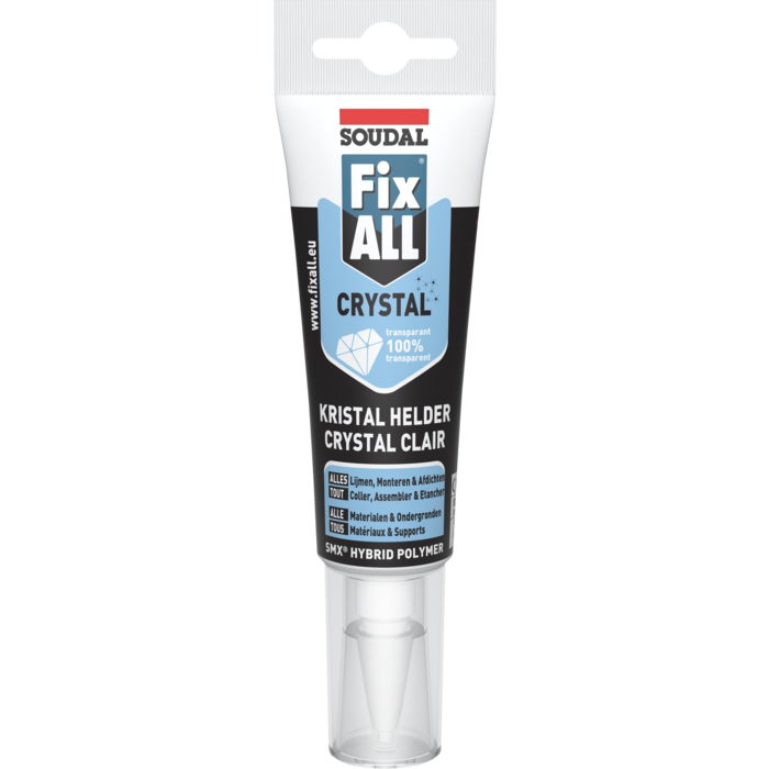 SOUDAL 125 ml Fix All Crystal in Tube (10 Stück)