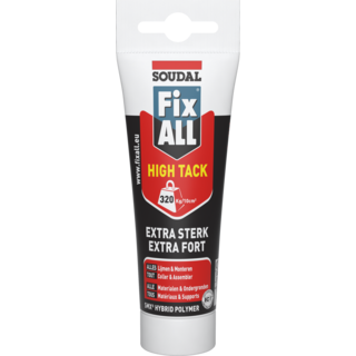 Soudal Fix ALL HIGH TACK Anthracite Dark Grey Super Strong Sealant Adhesive