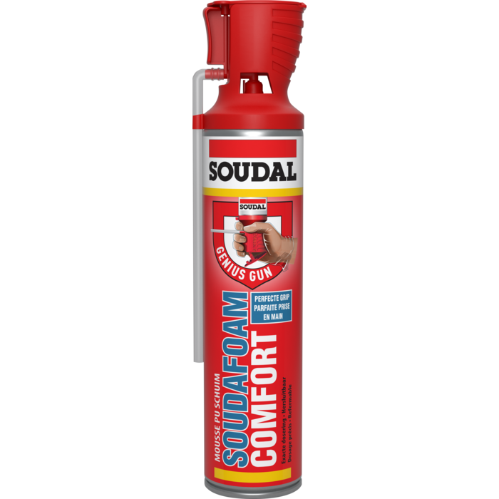SOUDAL Mousse PU pour pistolet Soudafoam Comfort (12 pièces)