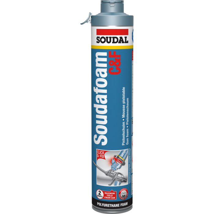 SOUDAL Soudafoam 750 ml Low Expansion C&F für "Click & Fix"-System