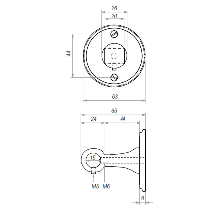 Dauby Piece of center support raw bronze