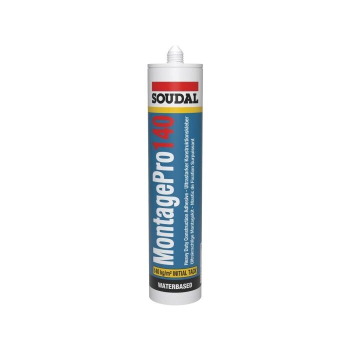 SOUDAL 310 ml Montage Pro 140 in koker (12 stuks)