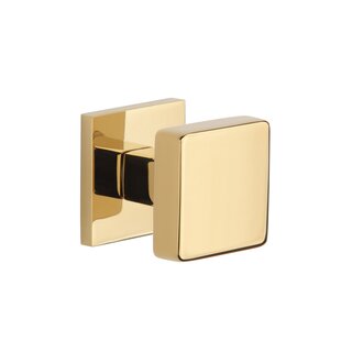 Aprile Single Aprile door knob MORA gold polished PVD - Fixed or rotatable