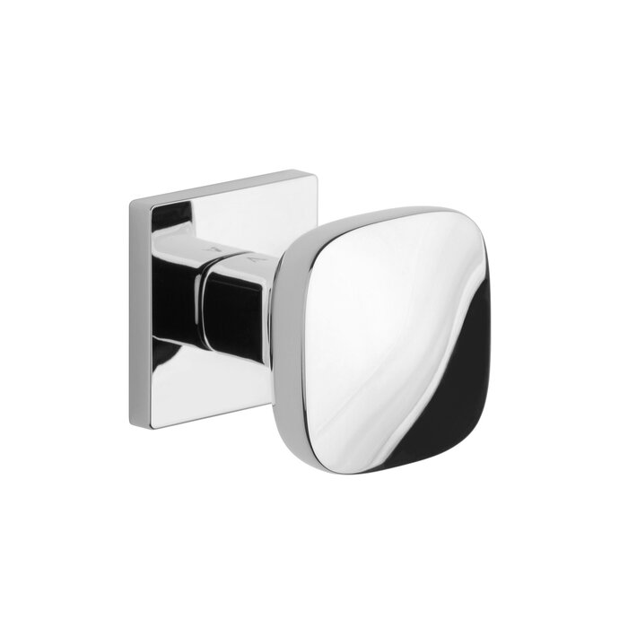 Aprile Single door knob Aprile QUERCA square 57x57 mm chrome