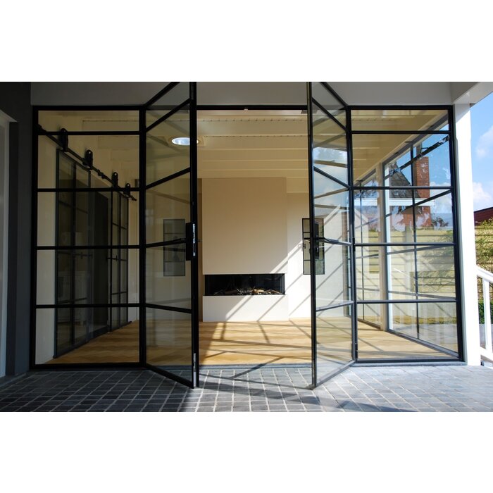 Dauby Gatdeel zwarte deurklinken PH1920  verouderd ijzer (VO)