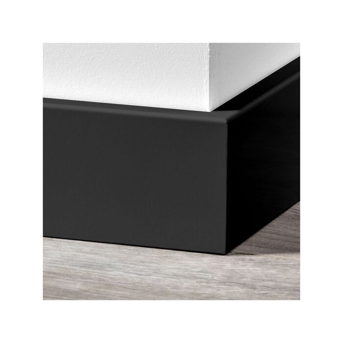 Douwes Dekker Zwarte renovatie plint  2,4 meter RAL 9005