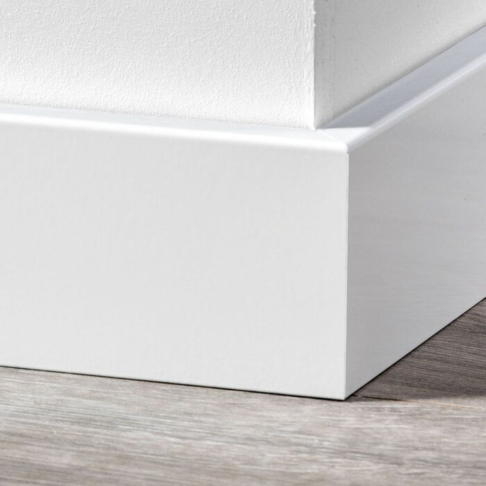 Douwes Dekker Modern Renovation skirting board 2.4 meters RAL 9010 white