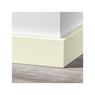 Douwes Dekker Modern skirting board 2.4 meters - Cream white