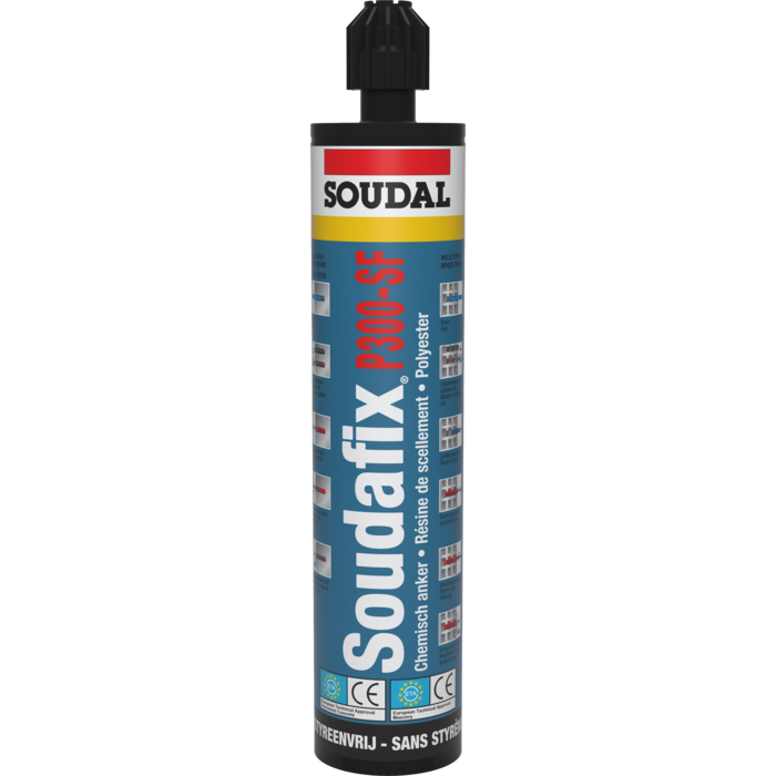 SOUDAL 280 ml Soudafix P300-SF in koker (12 stuks)