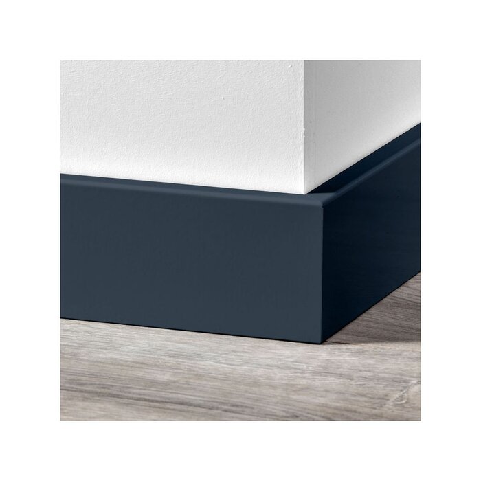 Douwes Dekker Moderne Sockelleiste 2,4 Meter Anthrazitgrau RAL 7016