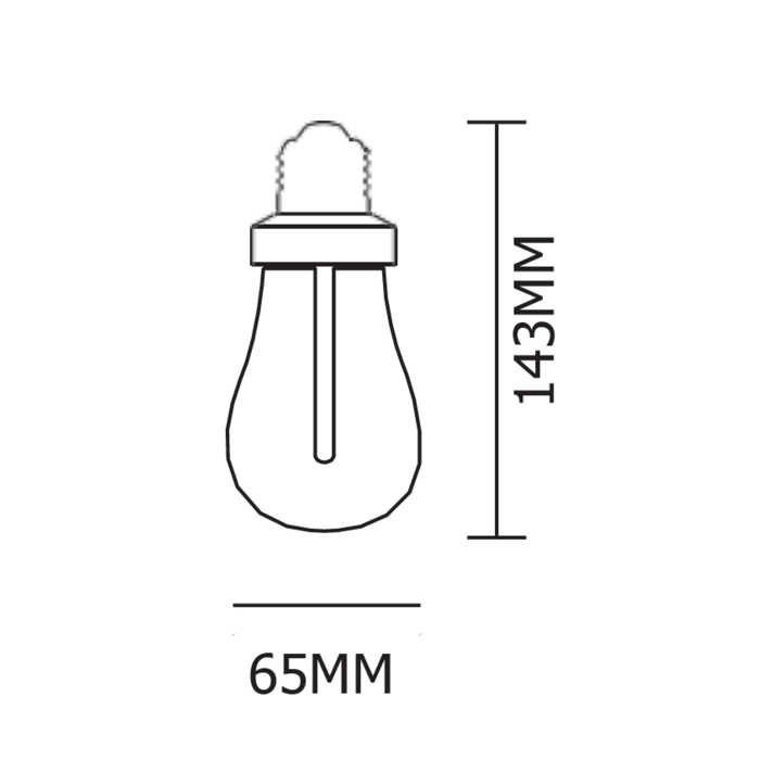 Plumen LED lamp ICONIC Plumen 002 Dimmable