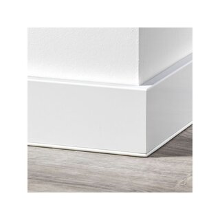 Douwes Dekker Plinthe moderne antibruit 2,4 mètres - Blanc pur