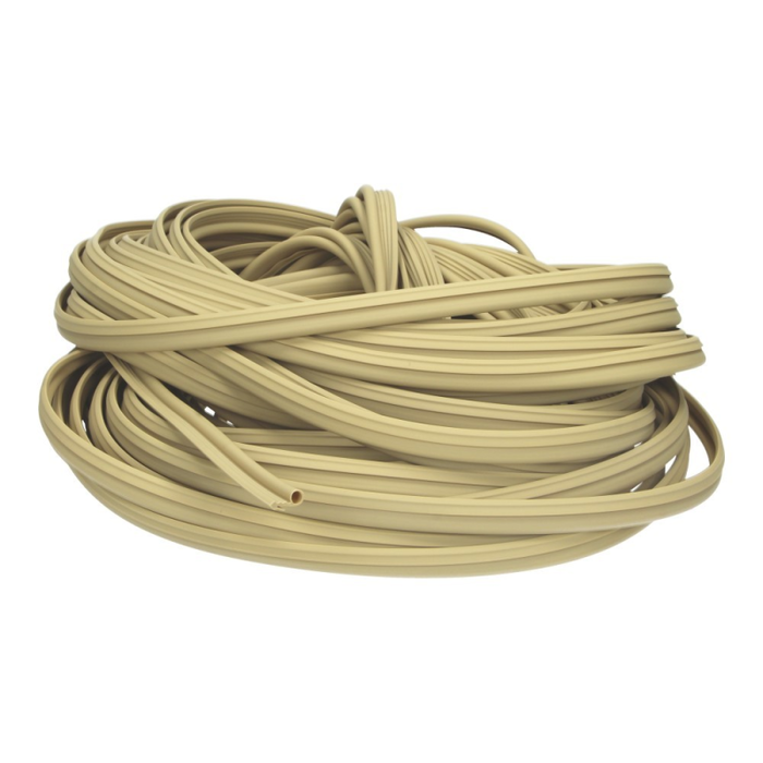 Douwes Dekker Moderne geluidsreducerende plint  2,4 meter zuiver wit RAL 9010