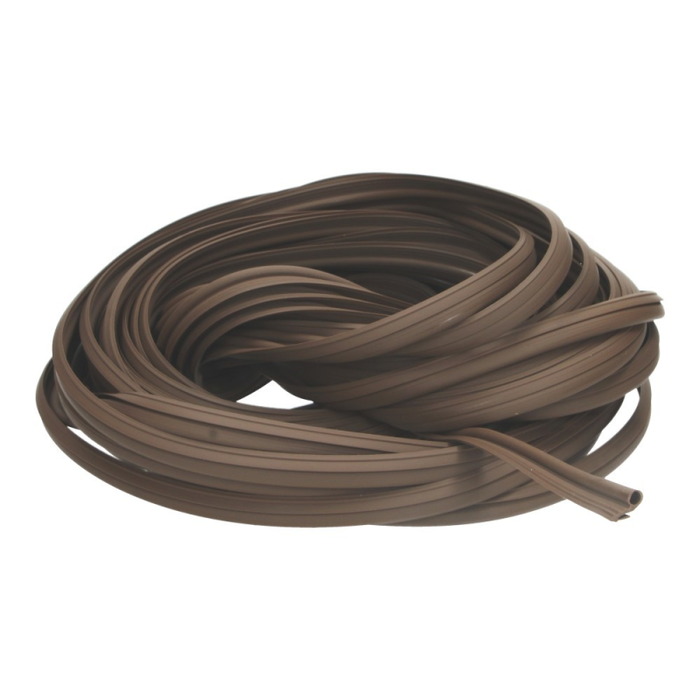 Douwes Dekker Moderne geräuschreduzierende Sockelleiste 2,4 Meter schwarz RAL 9005