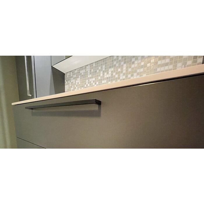 I.B.E. Poignée de meuble noire STIEN 480 mm