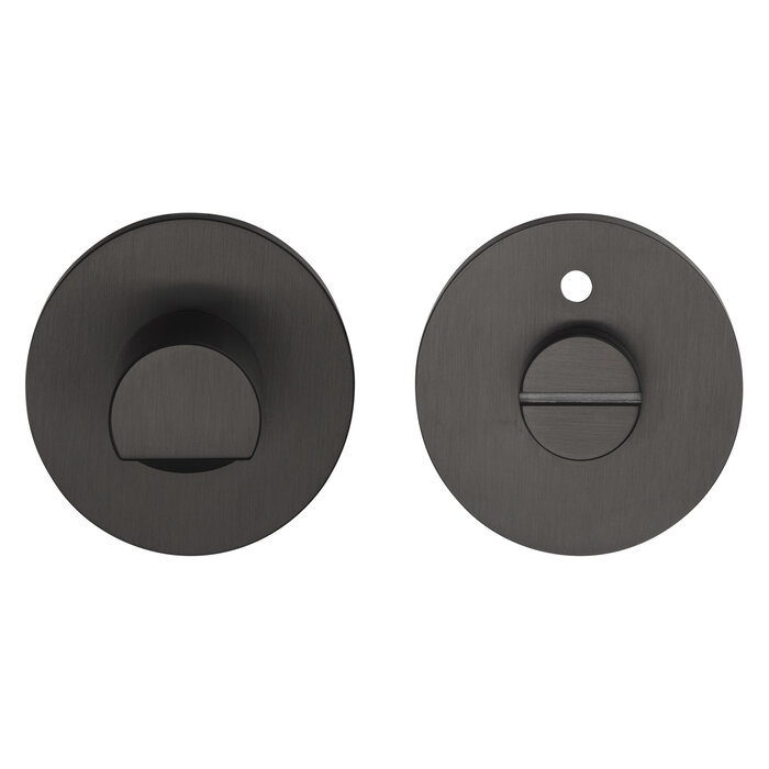 Formani Black toilet set RIVIO - GLWC53 round with color indicator