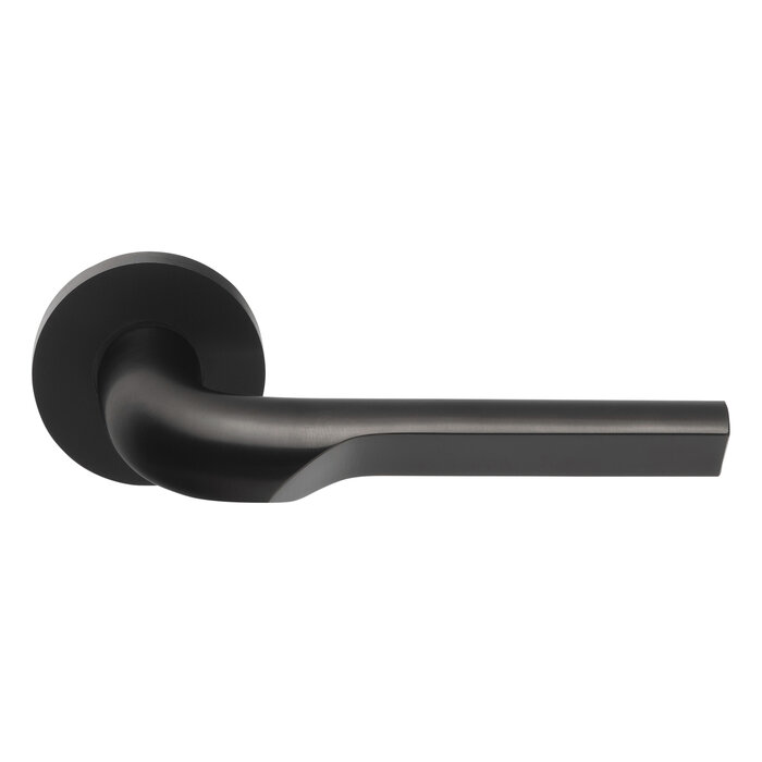 Formani Black PVD door handles "RIVIO" GL100-G sprung from Formani