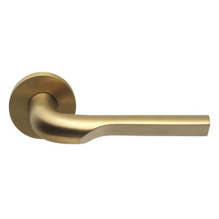 Formani Formani door handles "RIVIO" GL100-G sprung gold PVD