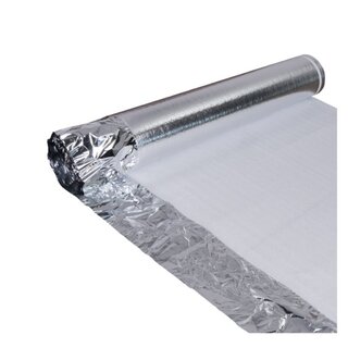 Douwes Dekker Alufoam 2 mm + 20 cm overlap met plakstrip - 15m²