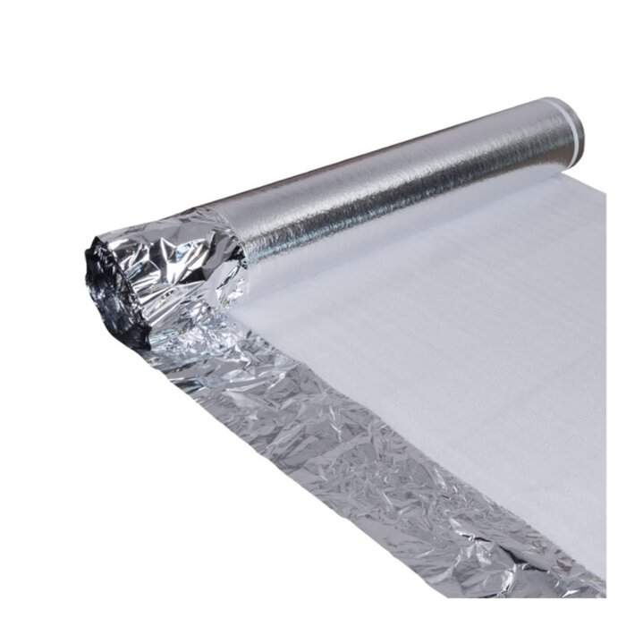 Douwes Dekker Alufoam 2 mm + 20 cm overlap met plakstrip op rol 15 M²