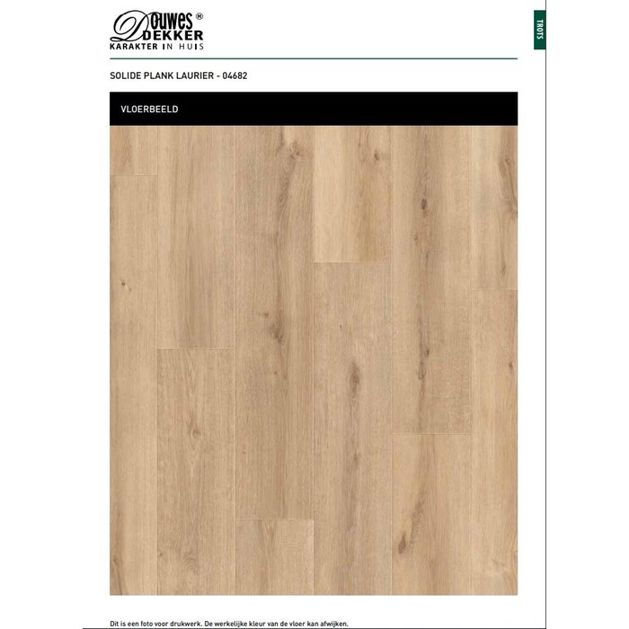 Douwes Dekker Stratifié Fier Solide et imperméable de Douwes Dekker - Plank Laurier 04682