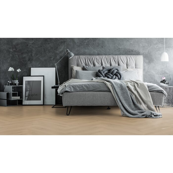 Douwes Dekker Powerful Solid Laminate from Douwes Dekker - Herringbone Cumin 05253