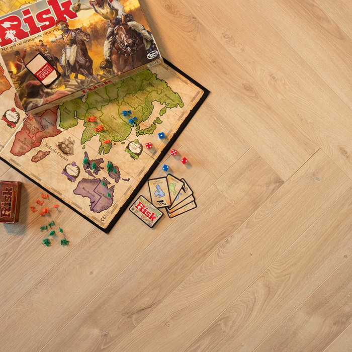 Douwes Dekker Krachtig Solide Laminaat van Douwes Dekker - Visgraat Komijn 05253