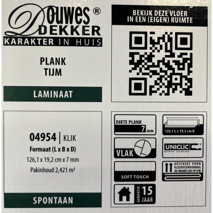 Douwes Dekker Powerful Solid Laminate from Douwes Dekker - Plank Thyme 04954