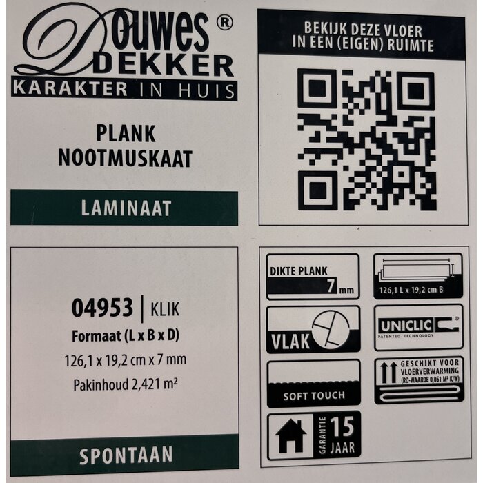 Douwes Dekker Kraftvolles Massivlaminat von Douwes Dekker – Plank Noodmeskaat 04953