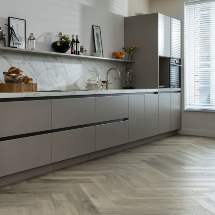 Douwes Dekker Stratifié PVC de Douwes Dekker - Click chevron large 04875