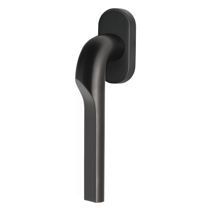 Formani Poignée de fenêtre noire RIVIO GL100-DK-O - non verrouillable