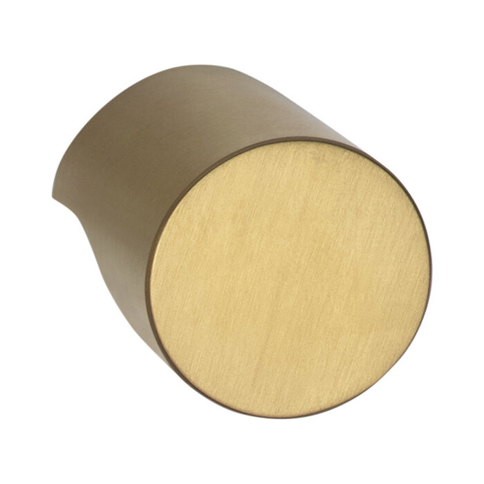Formani Solid round furniture knob RIVIO GL24M matt gold