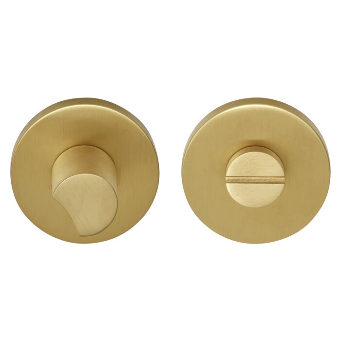 Formani Round toilet set ECLIPSE - DRWC53 matte gold
