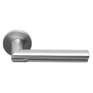 Formani Formani door handles "ECLIPSE" DR103-G sprung matt stainless steel