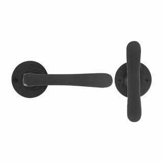 Dauby Black door handles PHTL”T+L” 50F aged iron